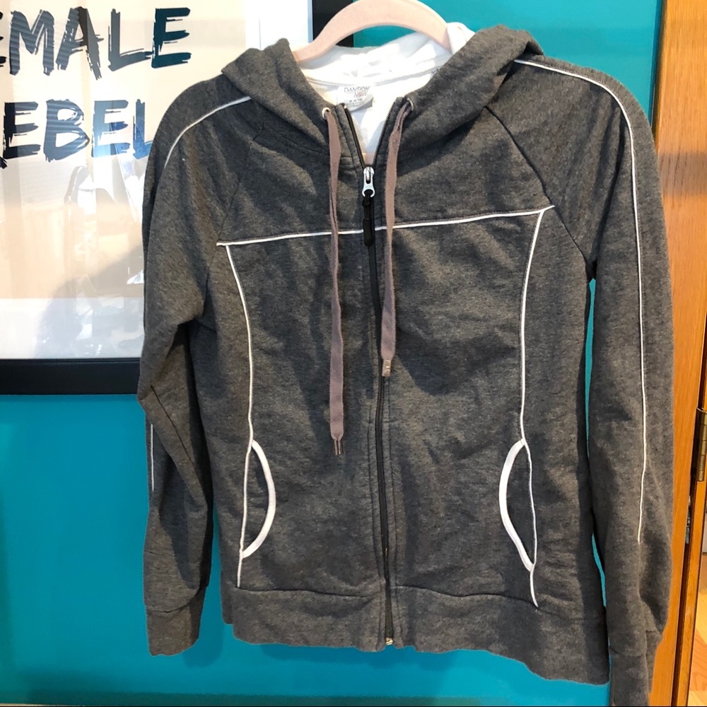 Full Zip Grey Hoodie